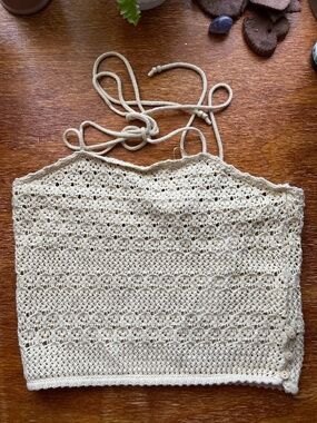 Saucy House of Harlow, crochet top, NWT